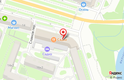 Ресторан Садко на улице Фёдоровский Ручей на карте