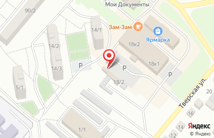 Магазин автотоваров Надежда на карте
