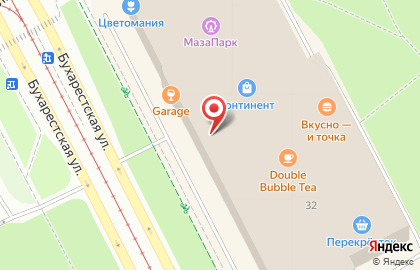 Сеть постаматов PickPoint на Бухарестской улице на карте