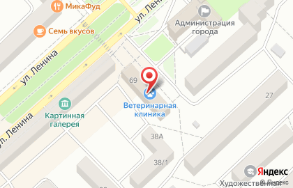 Алкогольный бутик Тантана-Башспирт на улице Ленина на карте