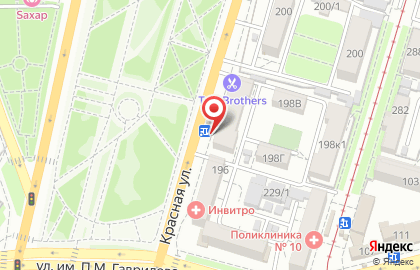 Медицинская лаборатория Гемотест на Красной улице на карте