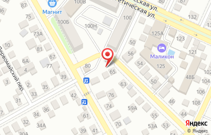 Киоск по продаже фруктов и овощей в Ростове-на-Дону на карте
