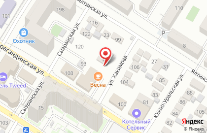 Отделение службы доставки Boxberry на ​Хакимова на карте