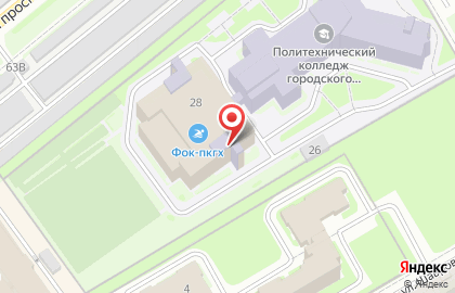 Школа для беременных Inside на проспекте Авиаконструкторов на карте