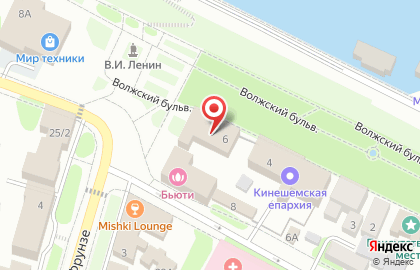 Кинешемский районный отдел судебных приставов на карте