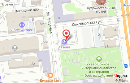 Сеть АЗС Газойл в Иваново на карте