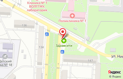 Аптека Будь здоров! в Волгограде на карте