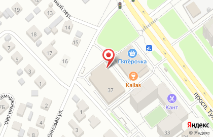 Магазин низких цен Находка на проспекте Туполева на карте