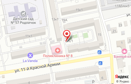 Киоск по продаже фруктов и овощей в Астрахани на карте