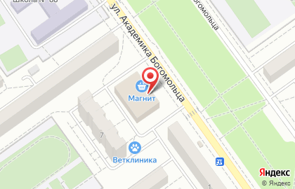 Оздоровительный центр Professionals в Тракторозаводском районе на карте