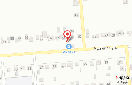 Продуктовый магазин Милена на Степной улице на карте