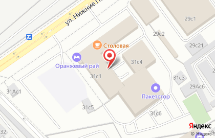 Текстильщик на улице Нижние Поля на карте