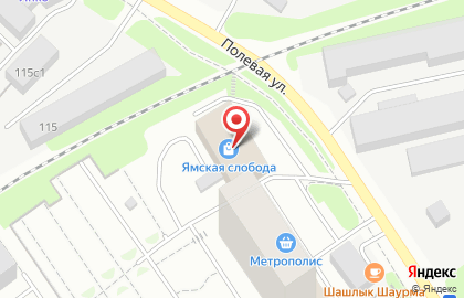 Интерьерная компания Квадрат на Полевой улице на карте