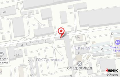 Шиномонтажная мастерская в Октябрьском на карте
