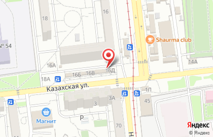 Магазин разливного пива на Казахской, 16д на карте