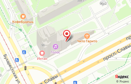 Туристическое агентство Слетать.ру на Бухарестской улице на карте