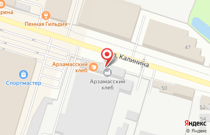 Пекарня Арзамасский хлеб на карте