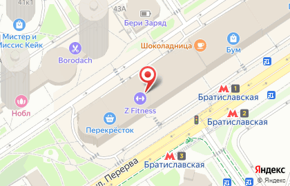 Магазин бижутерии и аксессуаров для волос Belle на Братиславской на карте