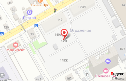 Чистый дом на Туркестанской улице на карте