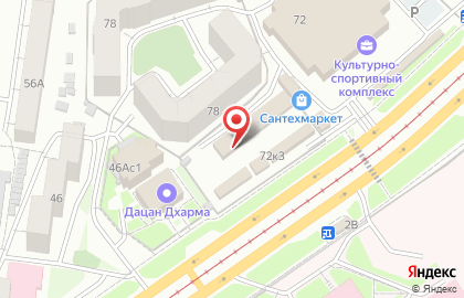 Метр ткани на карте