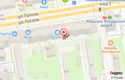 Магазин ювелирных изделий в Новосибирске на карте