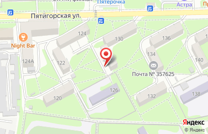 Централизованная библиотечная система на Пятигорской улице на карте