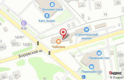 Магазин овощей и фруктов на Боровском шоссе, вл1 на карте