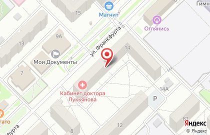 Адвокатский кабинет Шмидт М.А. на карте
