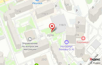 Продовольственный магазин Ивушка на Дуванском бульваре на карте