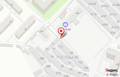 Лада-95 в Дзержинском районе на карте
