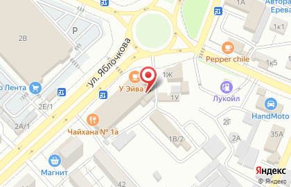 Универсам фиксированных цен Fix Price на улице Яблочкова на карте