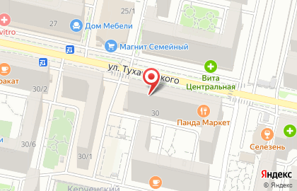 Салон оптики Гемер на улице Тухачевского на карте