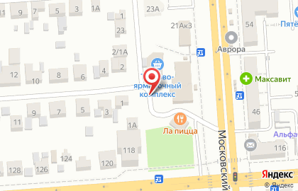 Киоск по продаже яиц на Московском проспекте на карте