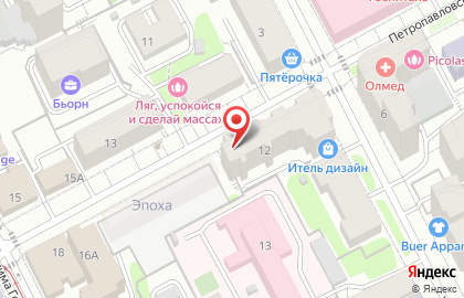 Урал-консалтинг на Петропавловской улице на карте