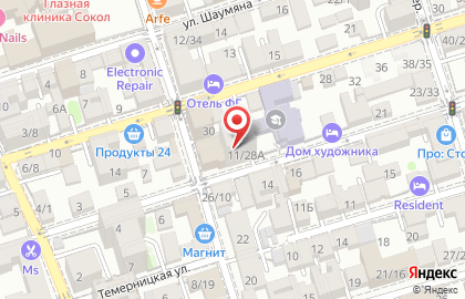 Интернет-агентство ВебСтрой на улице Серафимовича на карте