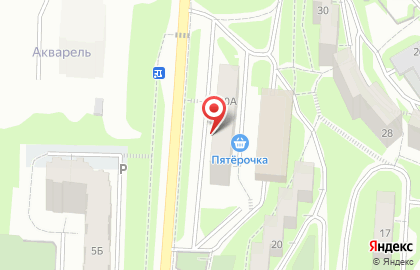 Супермаркет Пятёрочка на Береговой улице на карте