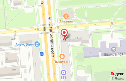 Станиславский в Новосибирске на карте