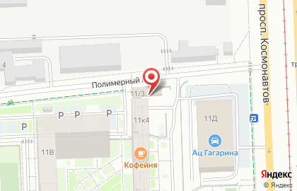 Магазин аккумуляторов Заряд на проспекте Космонавтов на карте