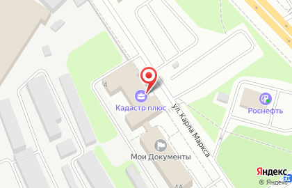 Землеустроительная компания Топограф-М на улице Карла Маркса на карте