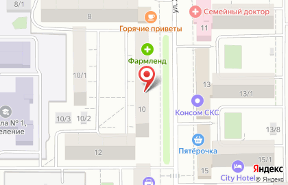 Парикмахерская Комильфо в Орджоникидзевском районе на карте