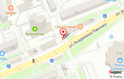 Ермолинские полуфабрикаты на улице Академика Павлова на карте