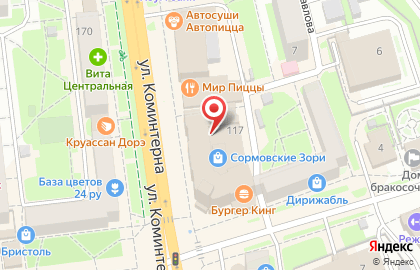 Альфа Групп на улице Коминтерна на карте