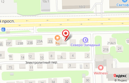 Шашлычная ХЦ на Комсомольском проспекте на карте