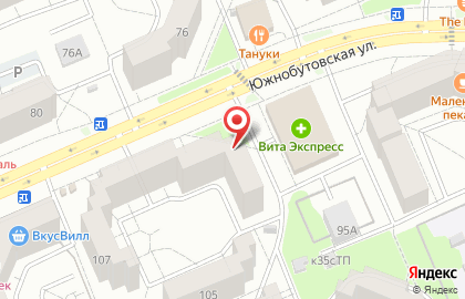Ателье в Москве на карте