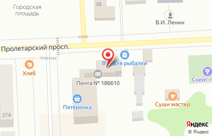 Почта Банк в Петрозаводске на карте