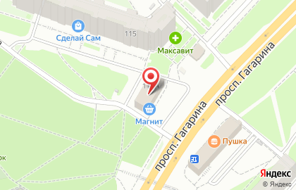 Автошкола АвтоАкадемия на проспекте Гагарина, 115А на карте