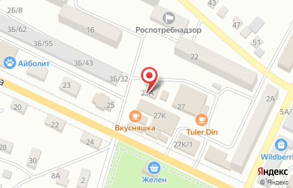 Супермаркет Красное & Белое на улице Мира на карте