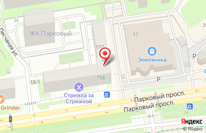 Магазин штор и карнизов Орхидея на Парковом проспекте на карте