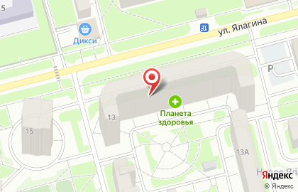 Салон Катрин на улице Ялагина на карте