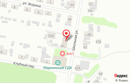 Пансионат Почта России, АО на Школьной улице на карте